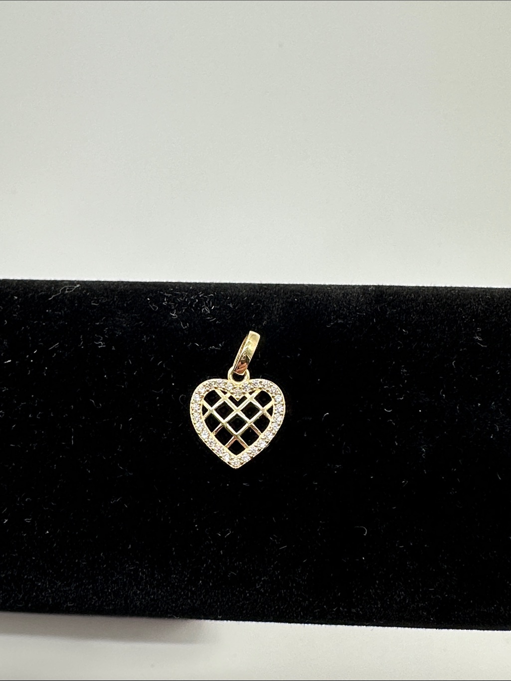10k Solid Gold Heart Pendant